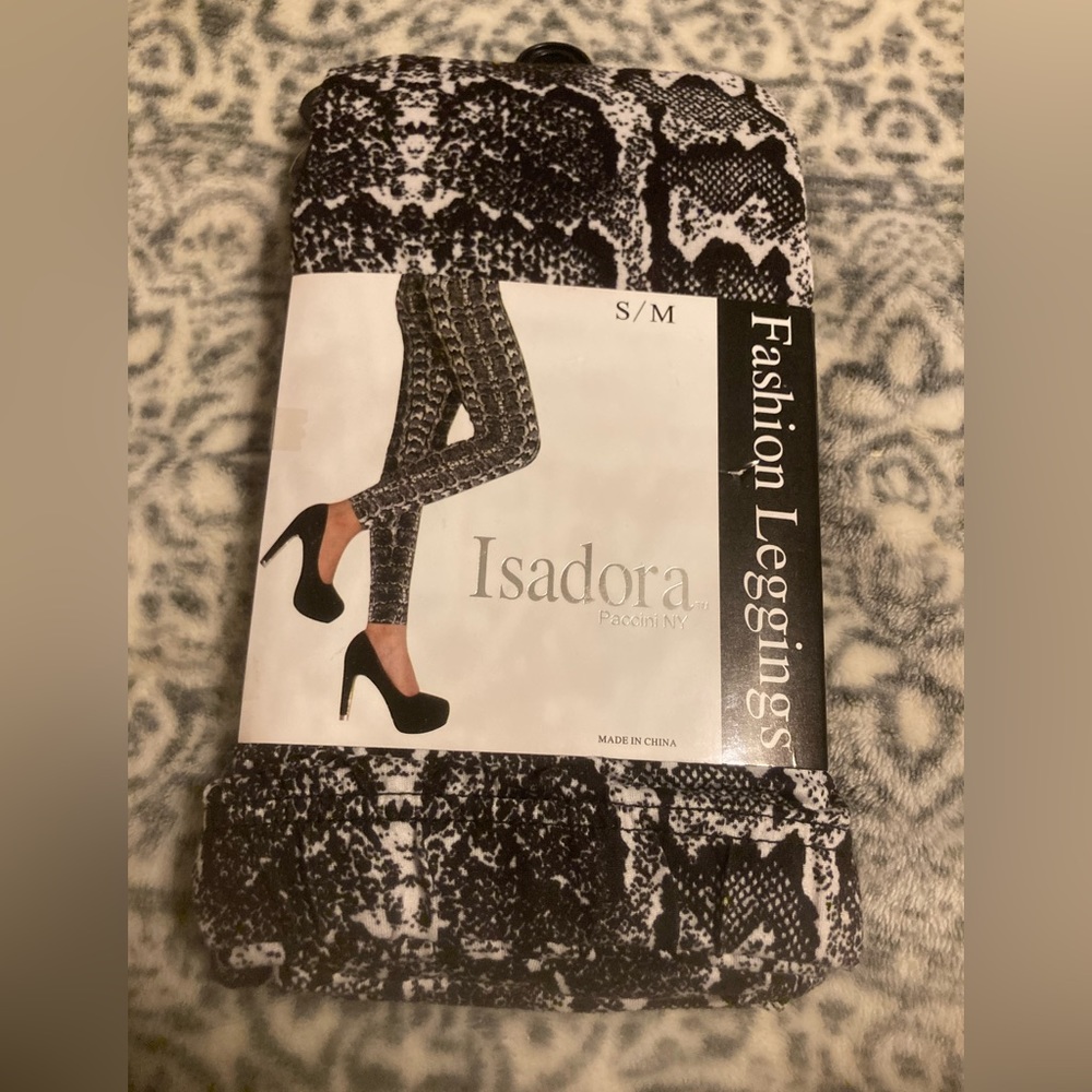 Snakeskin leggings